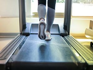 Running on the Treadmill in Your Blacksburg Apartment Fitness Center